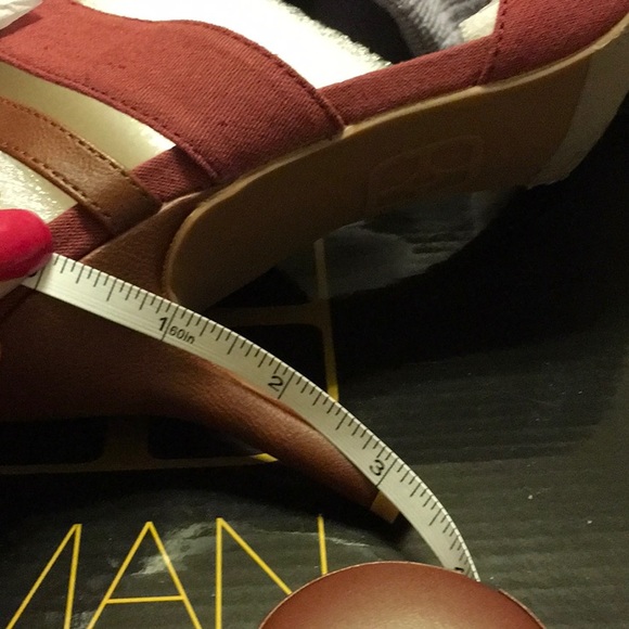 IMAN, NWT, MARSALA RED 3” Heels.Size 8W, see pics. Never worn or out of the box. - Picture 6 of 13